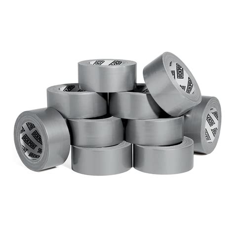 Buy Lockport Heavy Duty Silver Duct Tape - 10 Roll Pack - 30 Yards x 2 Inch - Strong, No Residue ...