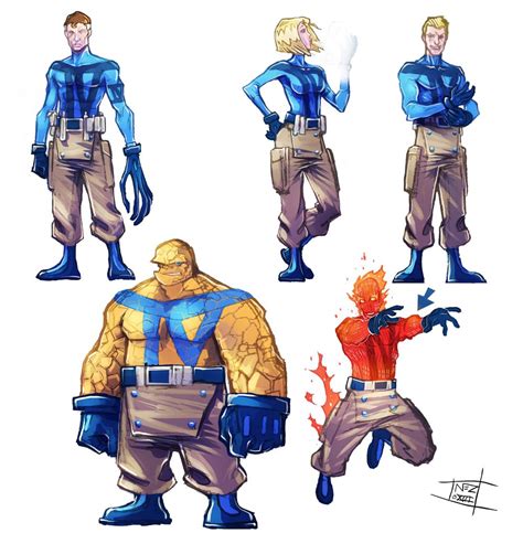 P:R Redesign: Domenic Neziti’s Fantastic Four! | Marvel heroes comics ...