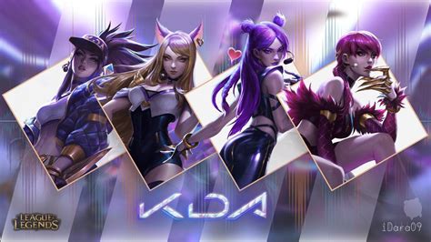 Download LoL Famous KDA Popstars Wallpaper | Wallpapers.com