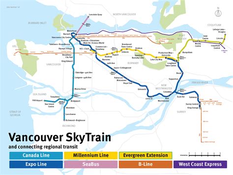 My redrawn map of the SkyTrain is complete. Thanks for the help, /r/vancouver! : r/vancouver