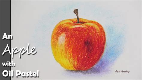 Cómo pintar una manzana con color pastel al óleo | paso a paso