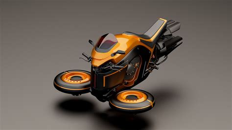 ArtStation - Sci-Fi Hover Bike