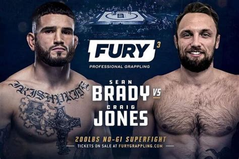 Craig Jones vs. UFC's Sean Brady Scheduled for Fury Grappling 3