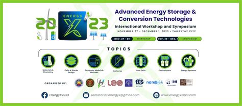 Energy-X 2023: International Workshop and Symposium on Advanced Energy ...