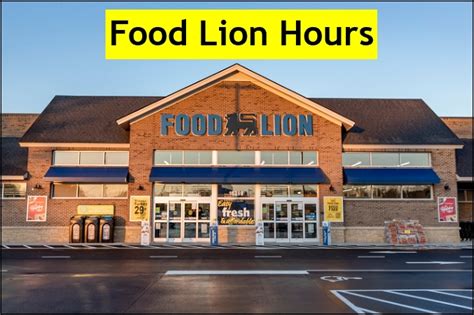 What Time Does Food Lion Close & Open In 2024 (Updated)