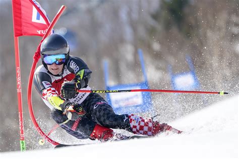 Croatia's Zubcic wins men's World Cup giant slalom in Japan