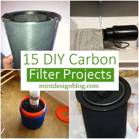 15 DIY Carbon Filter Projects For Cleaning - Mint Design Blog