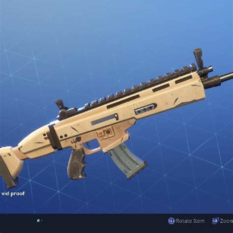 Gold SCAR Fortnite: Save the World (PC and PS4) Legendary Weapon ⚡ 50 "Siegebreaker" - Ot ...