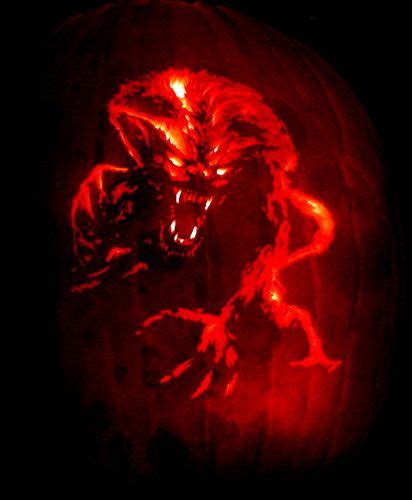 werewolf pumpkin carvings for halloween | Pumpkin carving, Pumpkin, Carving