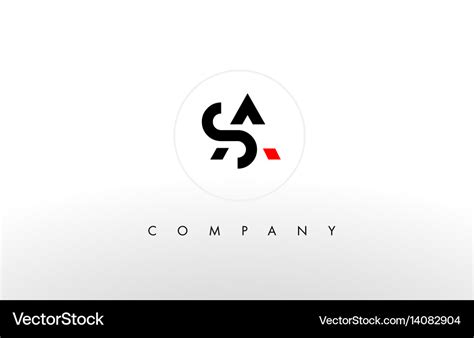 S a logo a letter design Royalty Free Vector Image