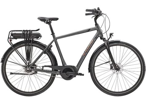 2022 Trek District+ 1 300wh Electric Hybrid Bike in Grey