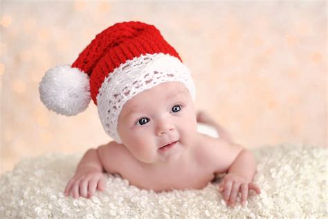 3 to 6m Baby Santa Hat Infant Christmas Hat Santa Costume | Etsy