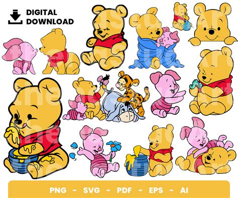 Winnie The Pooh Clipart For Baby