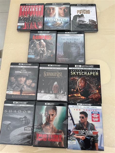 4K Ultra HD Blu Ray Movies, Hobbies & Toys, Music & Media, CDs & DVDs on Carousell