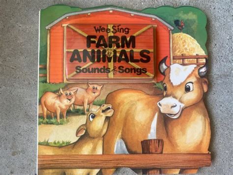 WEE SING FARM Animals Sounds And Songs Cassette With Board Book $9.99 ...