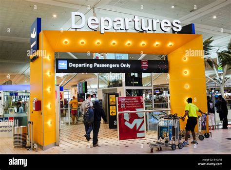 Departure gate Brisbane International Airport Australia Stock Photo - Alamy