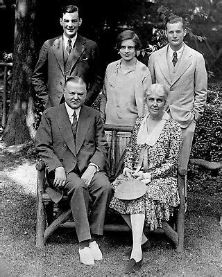 PRESIDENT HERBERT HOOVER FAMILY PORTRAIT - 8X10 PHOTO (MW252) | eBay