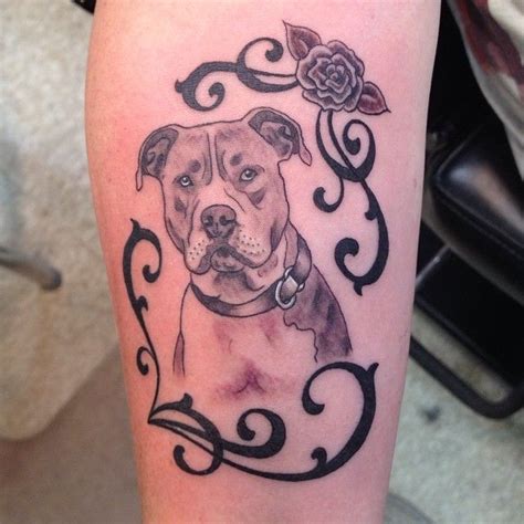 50 Pitbull Tattoo Snouts Meanings and Designs - We love Dogs Check more at http://tattoo-journal ...