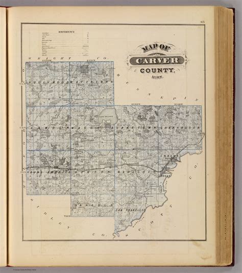 Map of Carver County, Minn. - David Rumsey Historical Map Collection