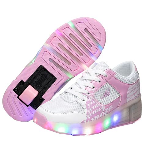 2019 Child Jazzy heelys, Junior Girls&Boys LED Light Heelys, Children ...