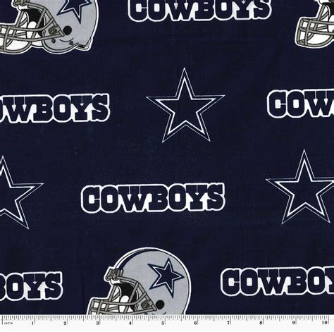 NFL Dallas Cowboys Cotton Fabric 1/4 Yard - Etsy