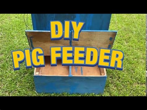 Making A Pig Feeder Wooden Pig Feeder How To Make A, 56% OFF