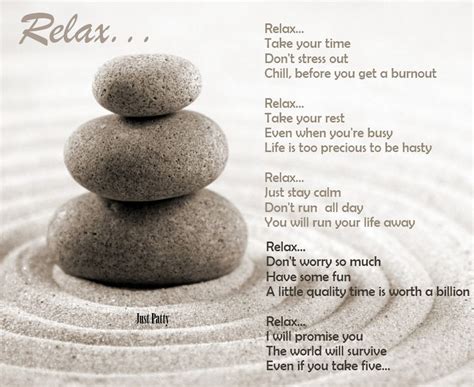 RELAX.... | Time to relax quotes, Relax quotes, Time quotes