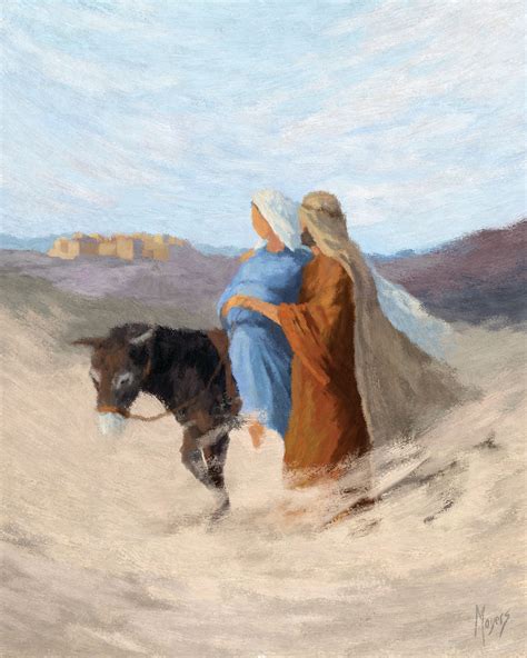 To Bethlehem: 8x10 Digital Art for PRINT | Mike Moyers Fine Art