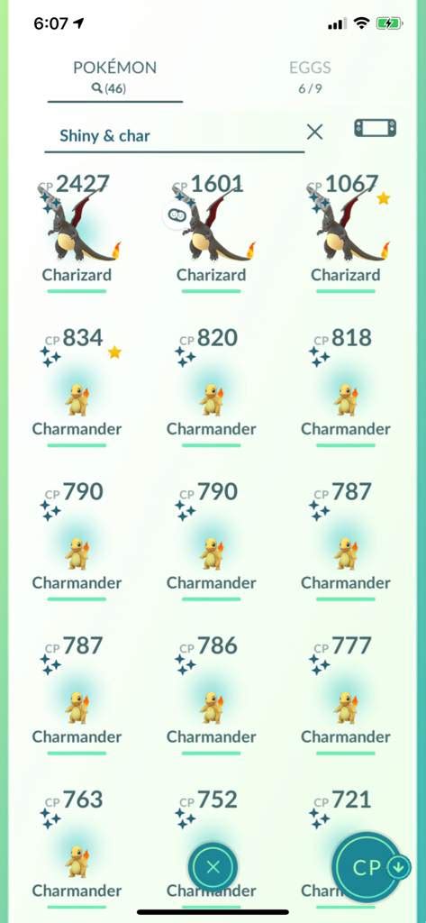 Very successful community day 44 shiny charmander and a shiny lord helix | Pokemon GO Amino