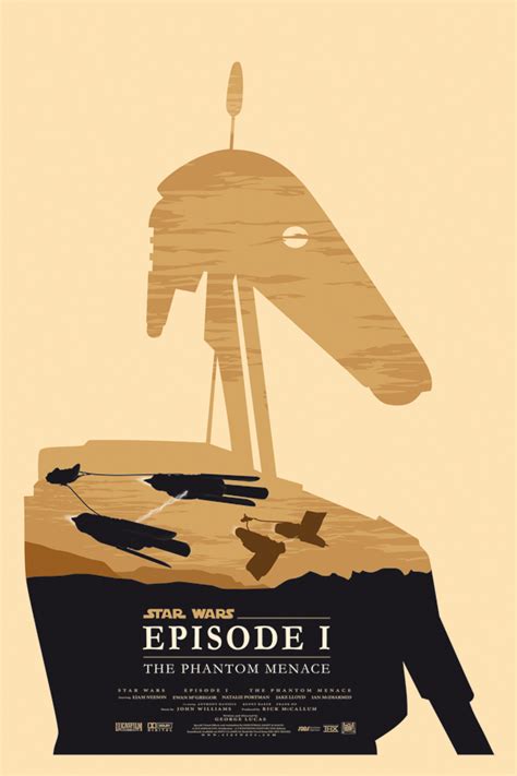 Star Wars episode I alternative poster on Behance