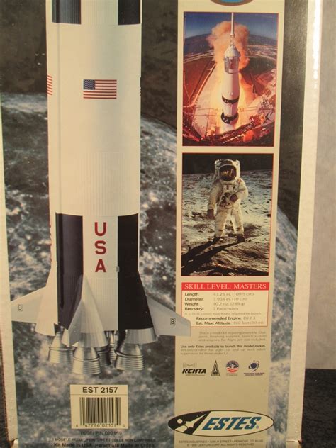 Estes - Estes #2157 NASA 30th Anniversary Apollo Saturn V Flying Rocket ...