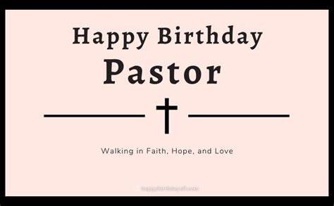 40 Heartfelt Birthday Wishes for Pastor with Images: Happy Birthday Pastor Quotes - BSS news