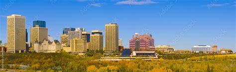 Edmonton Skyline Stock Photo | Adobe Stock