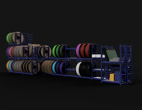 Modular racking system (Based on real warehouse racking) by Drekentai ...