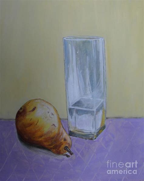 Glass Half Full Painting by Karen Vaillancourt