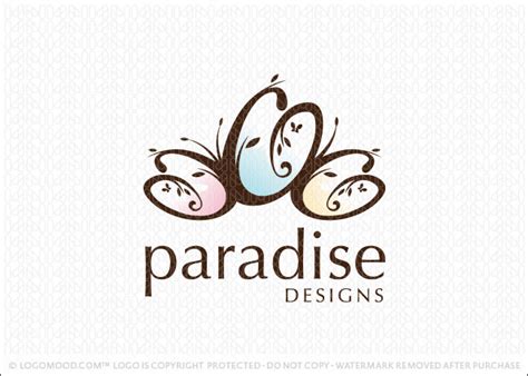 Paradise Design - Buy Premade Readymade Logos for Sale