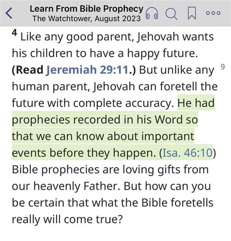 JW prophecy : r/exjw