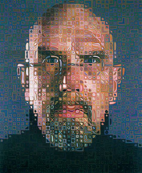 Chuck Close | Self-Portrait, 2004-2005