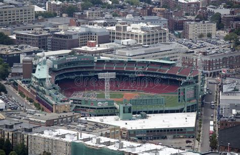 Baseball Stadium in City Boston Mass Editorial Image - Image of ...