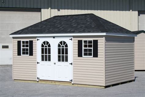 Hip Roof Storage Shed | Backyard Storage Sheds | Hip Roof Designs