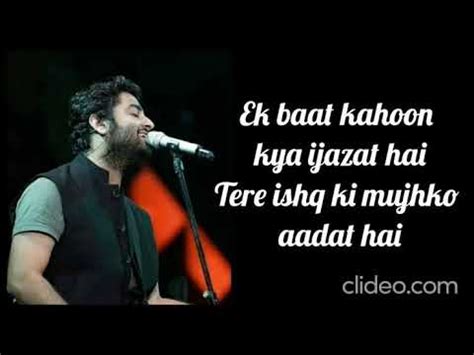 Ijazat - Arijit Singh। lyrics in discription - YouTube