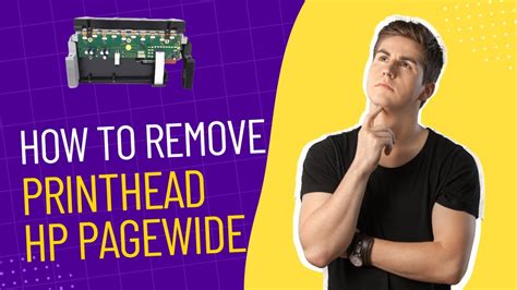 How To Remove PrintHead From HP Pagewide 577 - YouTube