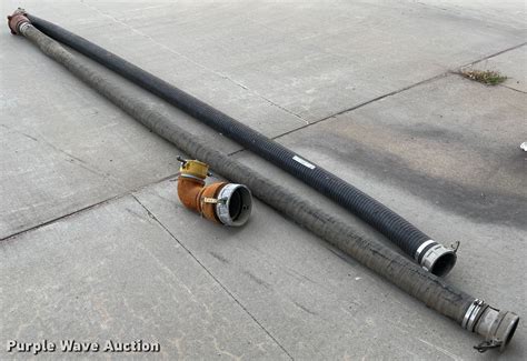 (2) 4" diameter hard suction hoses in Central City, NE | Item IJ9511 ...