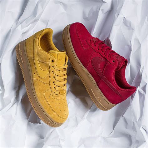 Nike Air Force 1 red and yellow. Footasylum womens Nike Shoes Air Force ...