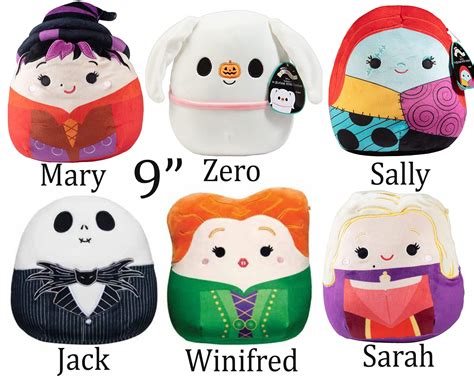 Personalized Halloween Squishmallow Nightmare before Christmas Winifred ...