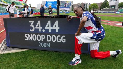 Snoop Dogg lights up US Olympic trials in sprint, commentary stint - Sportstar