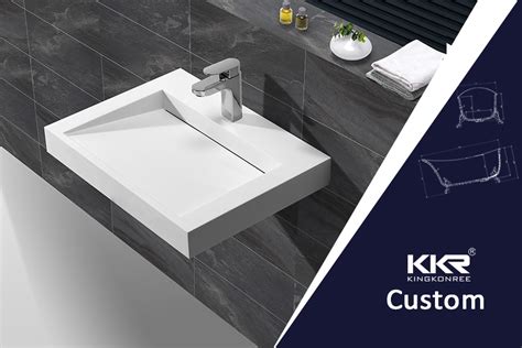 Custom Cultured Marble Vanity Tops With Integrated Sinks - KKRcustom