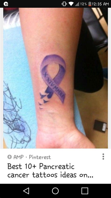 Pin on pancreatic cancer tattoos