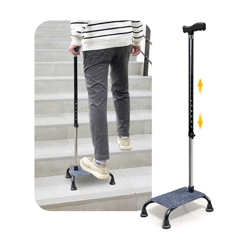 Buy Stair Climbing Cane Half Steps for Stairs Lifts Seniors Elderly Stair Cane Walking Aids for ...