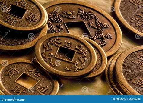 Antique Chinese Coins - China Stock Image - Image of circular, orient ...